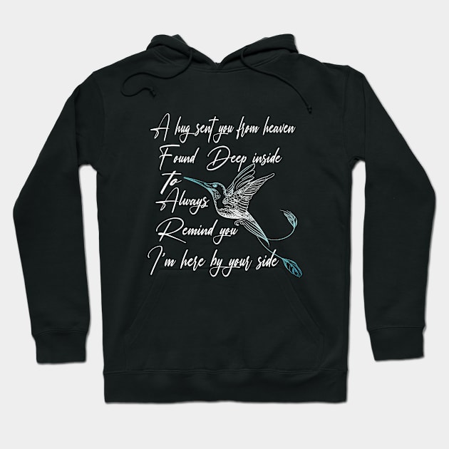 Hummingbird Spiritual Motivational Birds Lovers Gift Hoodie by YANISOVE